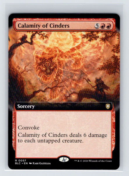 Calamity of Cinders #0057 2024 Commander: Bloomburrow