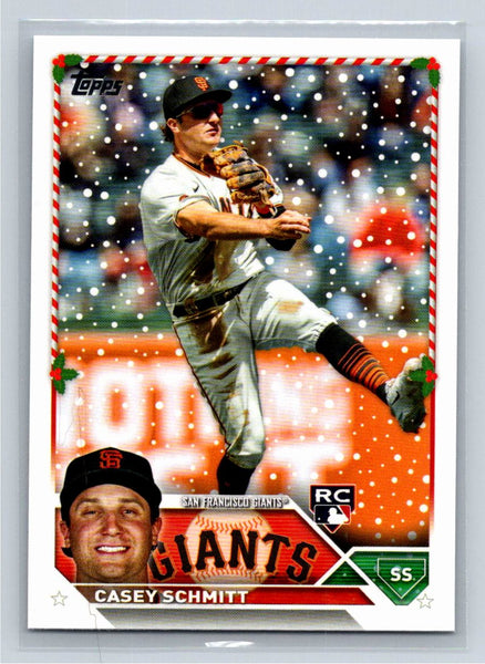 Casey Schmitt 2023 Topps Holiday Baseball #H114 San Francisco Giants