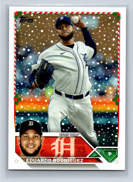 Eduardo Rodriguez 2023 Topps Holiday Baseball #H115 Detroit Tigers