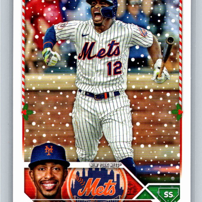 Francisco Lindor 2023 Topps Holiday Baseball #H119 New York Mets