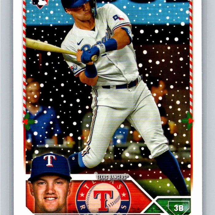 Josh Jung RC 2023 Topps Holiday Baseball #120 Texas Rangers