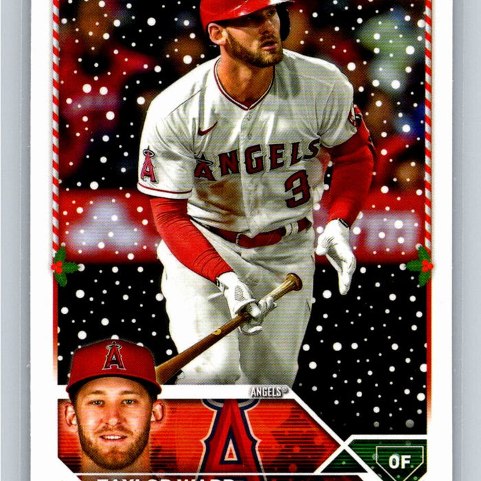 Taylor Ward 2023 Topps Holiday Baseball #H131 California Angels