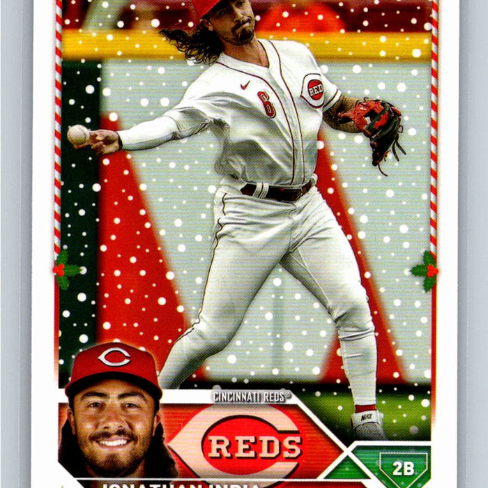 Jonathan India 2023 Topps Holiday Baseball #H135 Cincinnati Reds