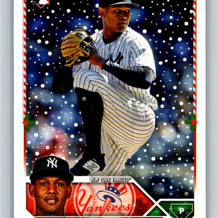 Jhony Brito RC 2023 Topps Holiday Baseball #H138 New York Yankees