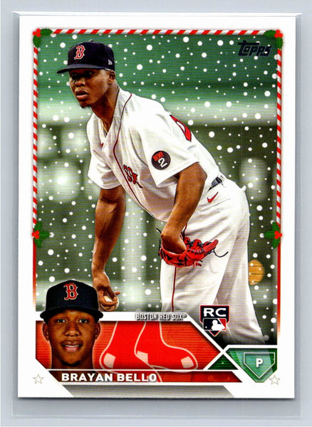 Brayan Bello RC 2023 Topps Holiday Baseball #H141 Boston Red Sox