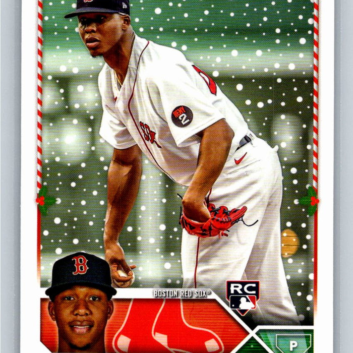 Brayan Bello RC 2023 Topps Holiday Baseball #H141 Boston Red Sox