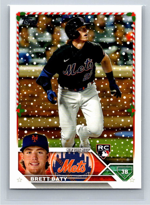 Brett Baty RC 2023 Topps Holiday Baseball #H151 New York Mets