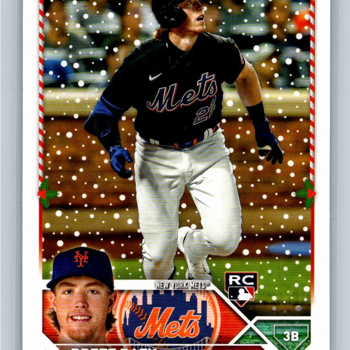 Brett Baty RC 2023 Topps Holiday Baseball #H151 New York Mets