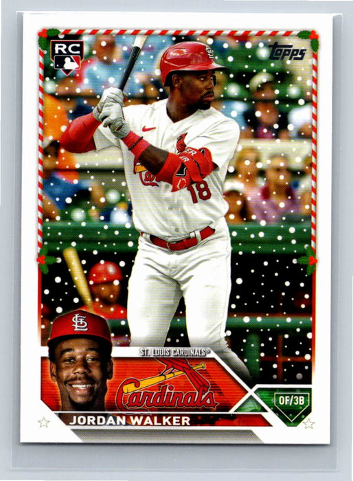 Jordan Walker RC 2023 Topps Holiday Baseball #H154 St. Louis Cardinals