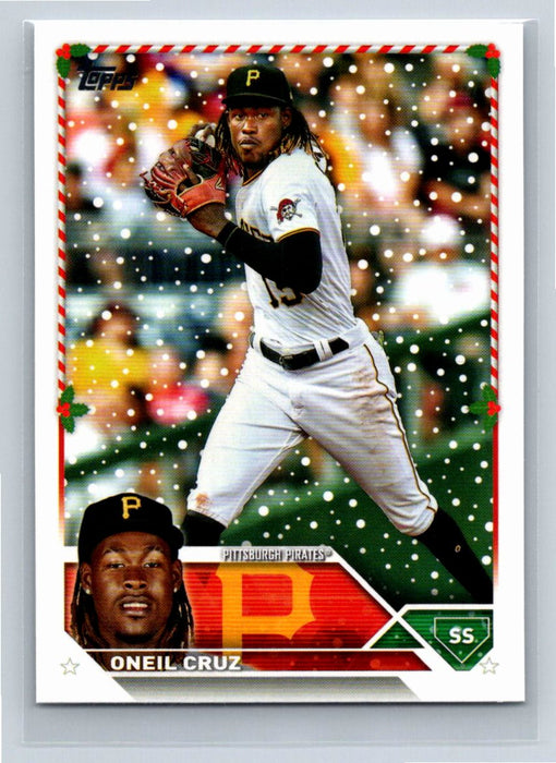 Oneil Cruz 2023 Topps Holiday Baseball #H158 Pittsburgh Pirates