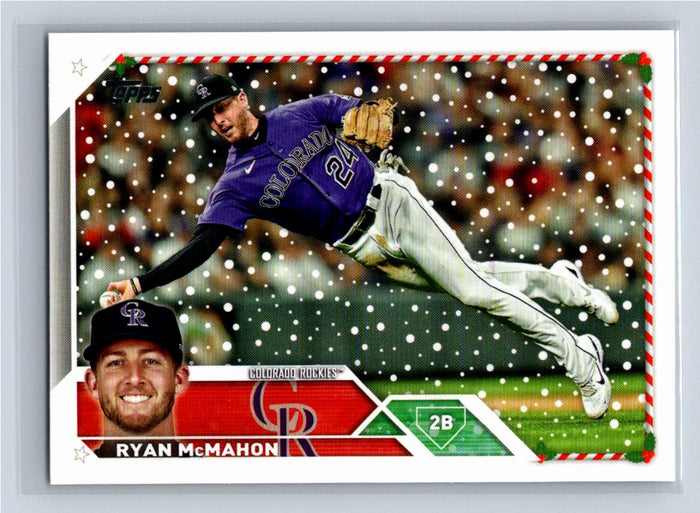 Ryan McMahon 2023 Topps Holiday Baseball #H159 Colorado Rockies