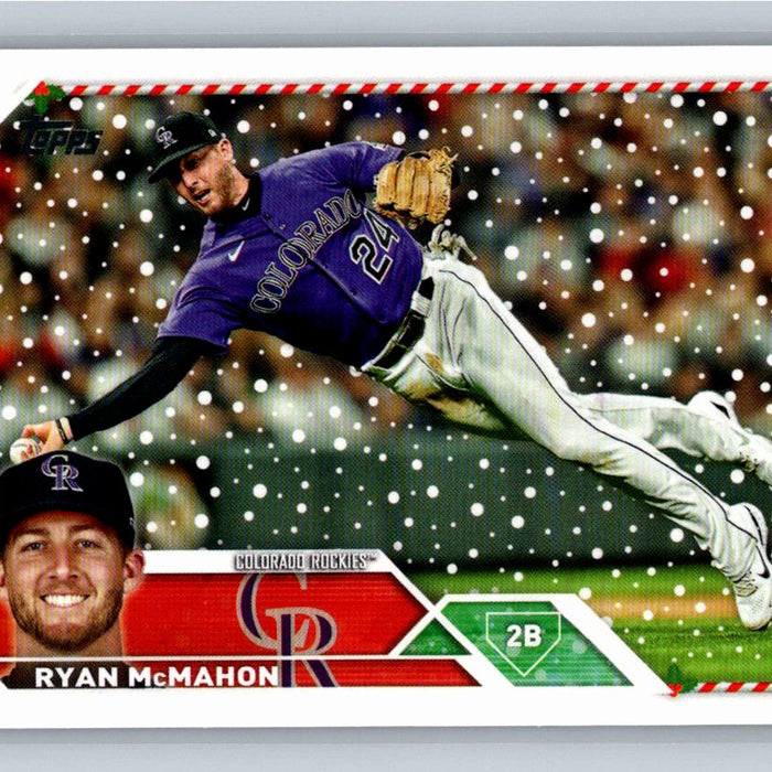 Ryan McMahon 2023 Topps Holiday Baseball #H159 Colorado Rockies