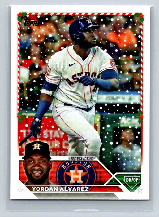 Yordan Alvarez 2023 Topps Holiday Baseball #H160 Houston Astros