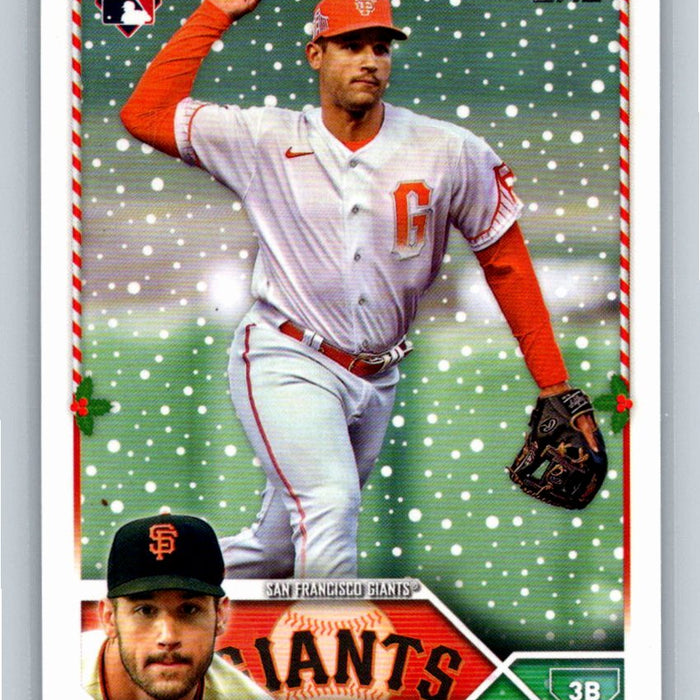 David Villar RC 2023 Topps Holiday Baseball #H161 San Francisco Giants