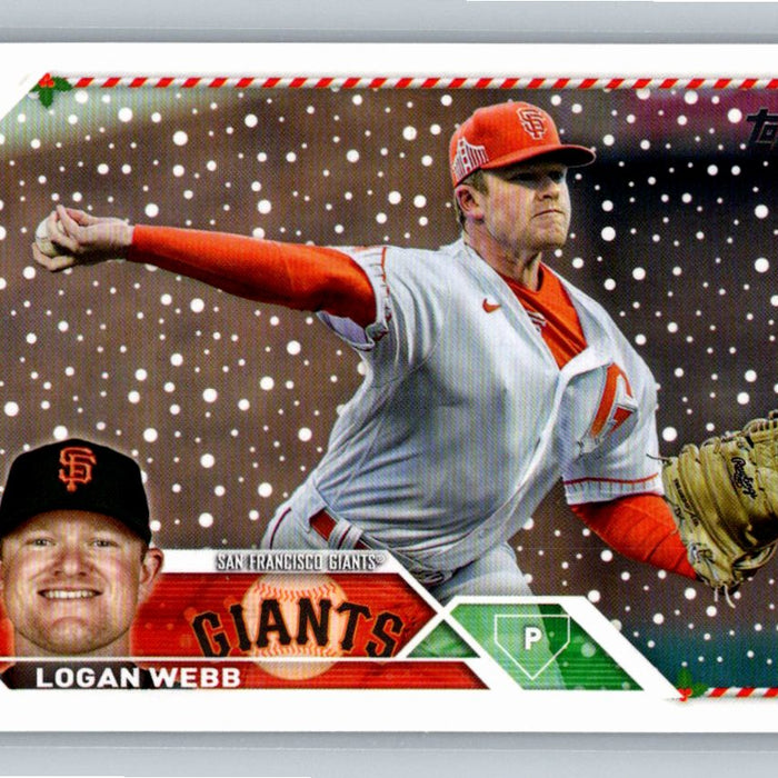 Logan Webb 2023 Topps Holiday Baseball #H168 San Francisco Giants