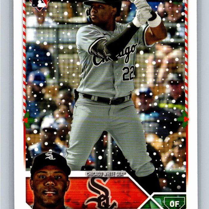 Oscar Colas RC 2023 Topps Holiday Baseball #H179 Chicago White Sox