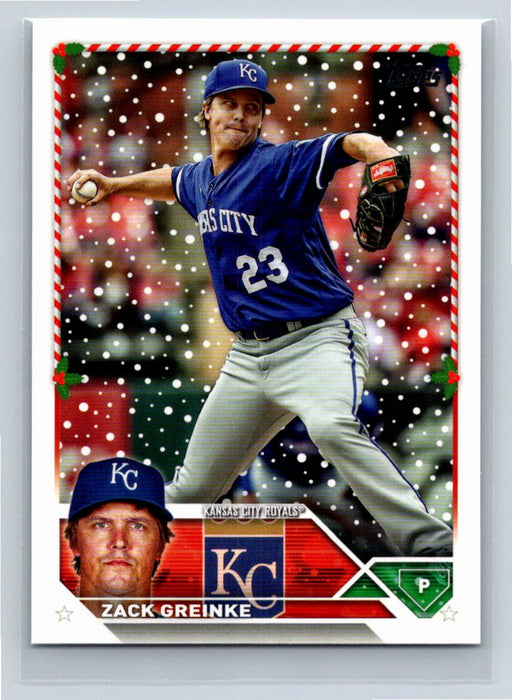 Zack Greinke 2023 Topps Holiday Baseball #H180 Kansas City Royals