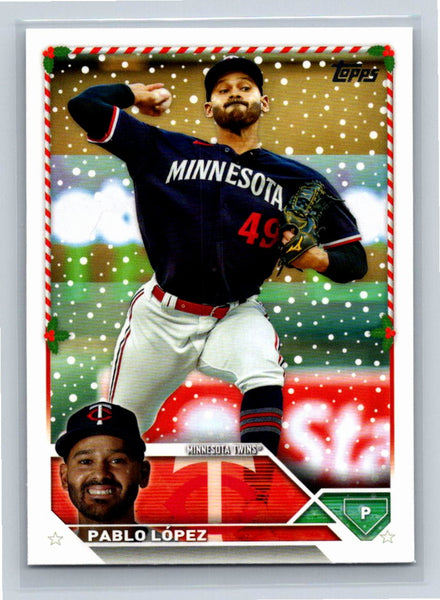 Pablo Lopez 2023 Topps Holiday Baseball #H184 Minnesota Twins