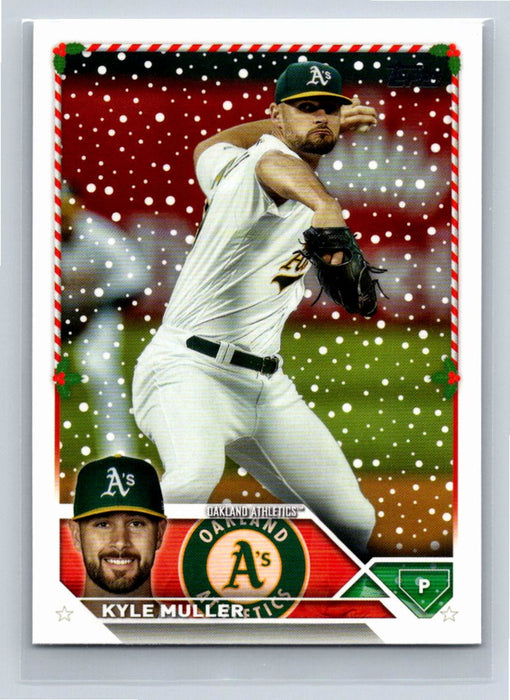 Kyle Muller 2023 Topps Holiday Baseball #H189 Oakland Athletics