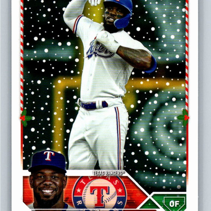 Adolis Garcia 2023 Topps Holiday Baseball #H195 Texas Rangers