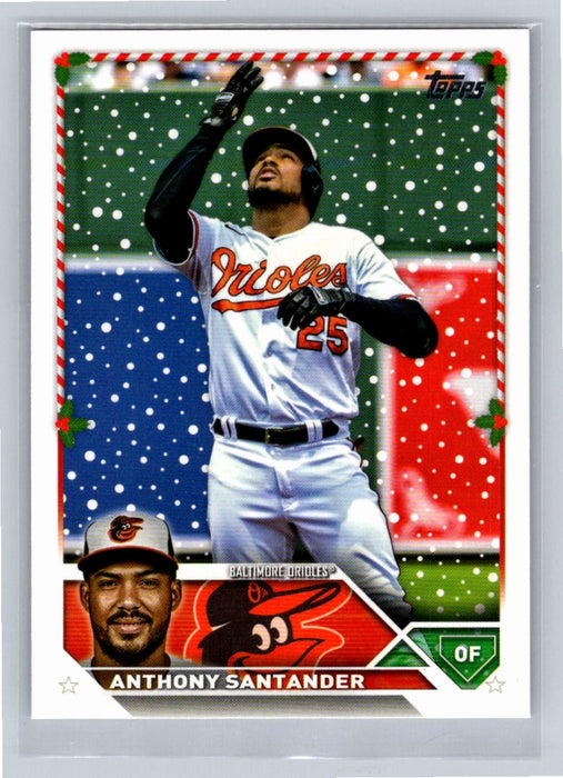 Anthony Santander 2023 Topps Holiday Baseball #H67 Baltimore Orioles