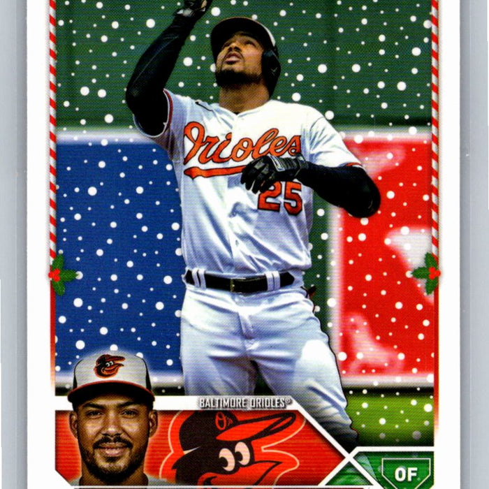 Anthony Santander 2023 Topps Holiday Baseball #H67 Baltimore Orioles