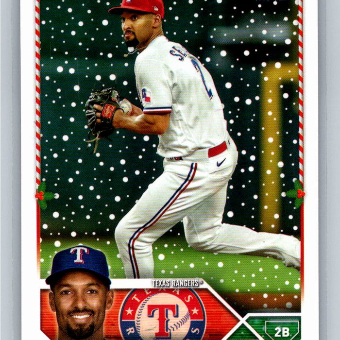 Marcus Semien 2023 Topps Holiday Baseball #H73 Texas Rangers