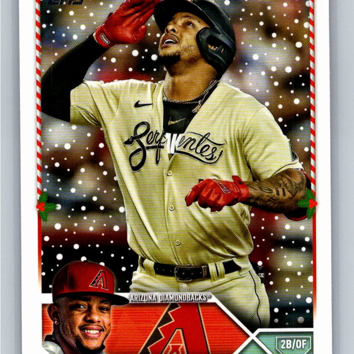 Ketel Marte 2023 Topps Holiday Baseball #H77 Arizona Diamondback