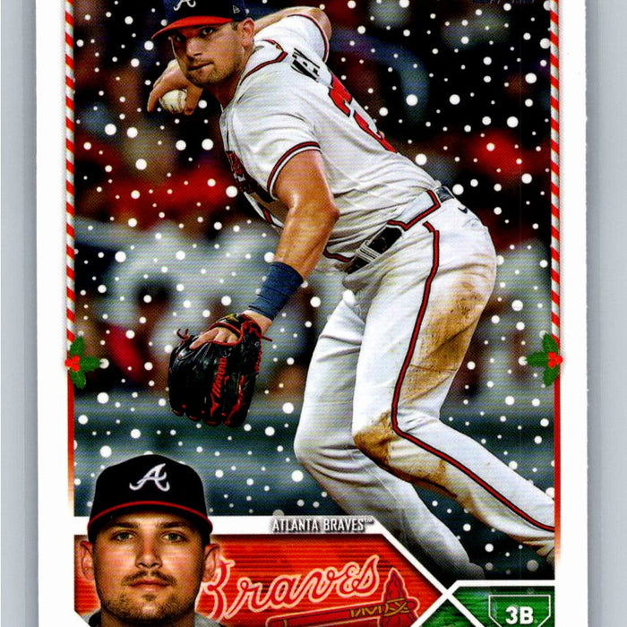 Austin Riley 2023 Topps Holiday Baseball #81 Atlanta Braves