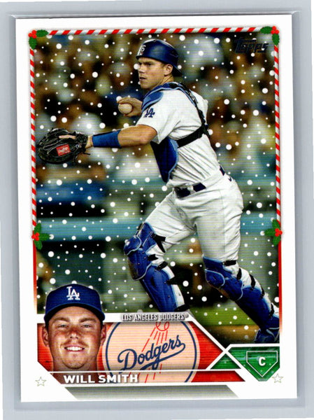 Will Smith 2023 Topps Holiday Baseball #83 Los Angeles Dodgers