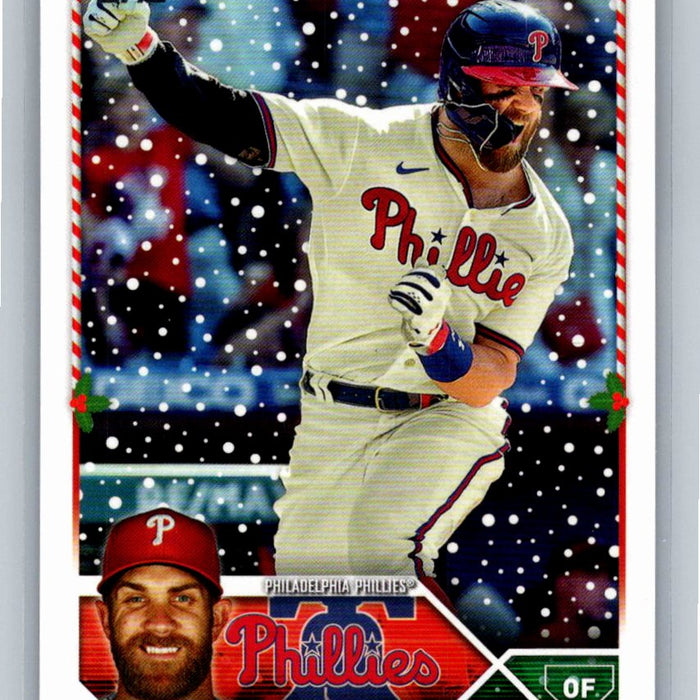 Bryce Harper 2023 Topps Holiday Baseball #H84 Philadelphia Phillies