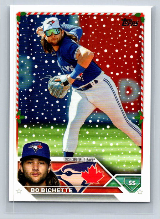 Bo Bichette 2023 Topps Holiday Baseball #H85 Toronto Blue Jays