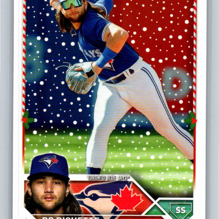 Bo Bichette 2023 Topps Holiday Baseball #H85 Toronto Blue Jays