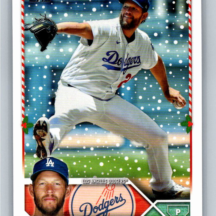 Clayton Kershaw 2023 Topps Holiday Baseball #H98 Los Angeles Dodgers