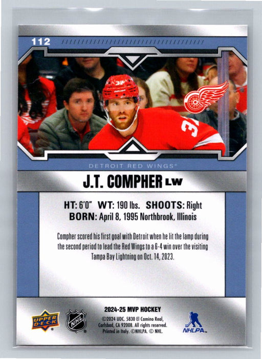 J.T. Compher 2024/25 Upper Deck MVP #112 Detroit Red Wings