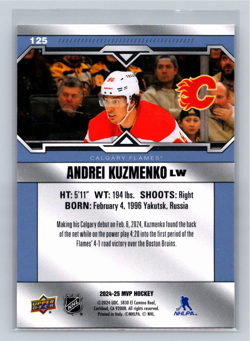 Andrei Kuzmenko 2024/25 Upper Deck MVP 