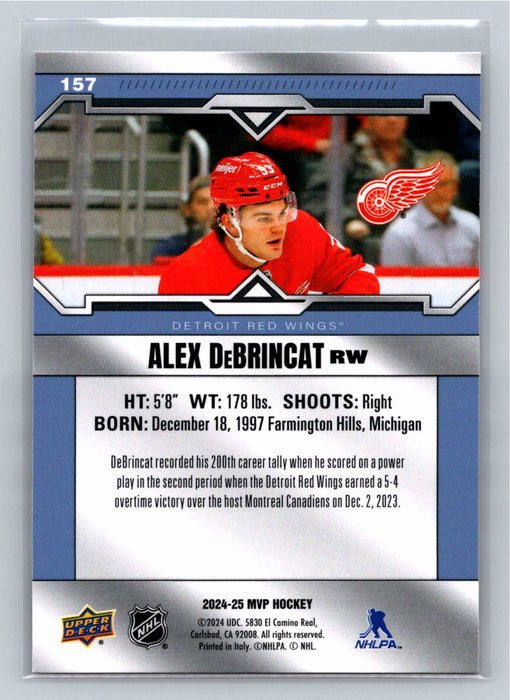 Alex DeBrincat 2024/25 Upper Deck MVP #157 Detroit Red Wings