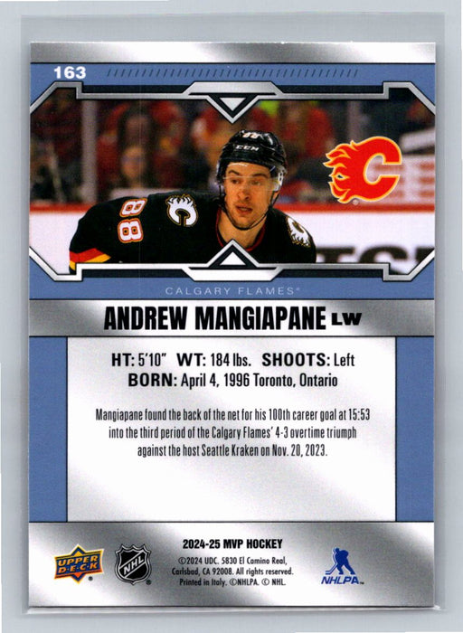 Andrew Mangiapane 2024/25 Upper Deck MVP #163 Calgary Flames