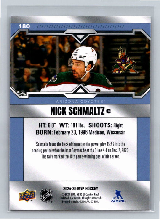 Nick Schmaltz 2024/25 Upper Deck MVP #180 Arizona Coyotes