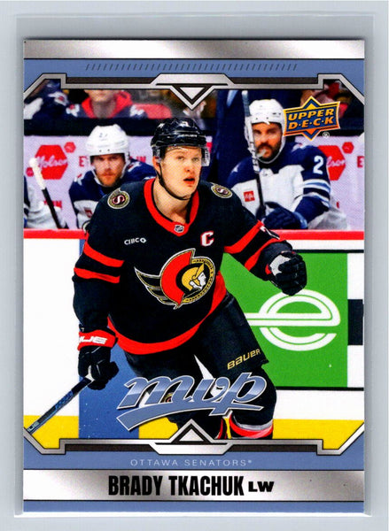 Brady Tkachuk 2024/25 Upper Deck MVP #18 Ottawa Senators