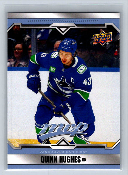 Quinn Hughes 2024/25 Upper Deck MVP #219 Vancouver Canucks Short Print