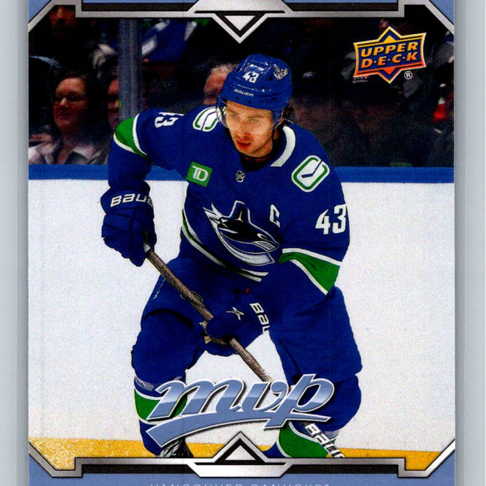 Quinn Hughes 2024/25 Upper Deck MVP #219 Vancouver Canucks Short Print