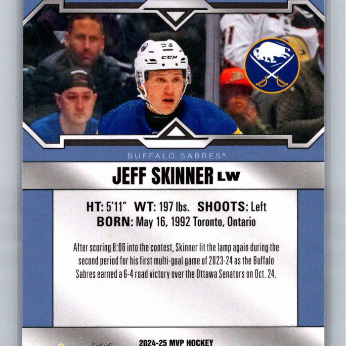 Jeff Skinner 2024/25 Upper Deck MVP #49 Buffalo Sabres