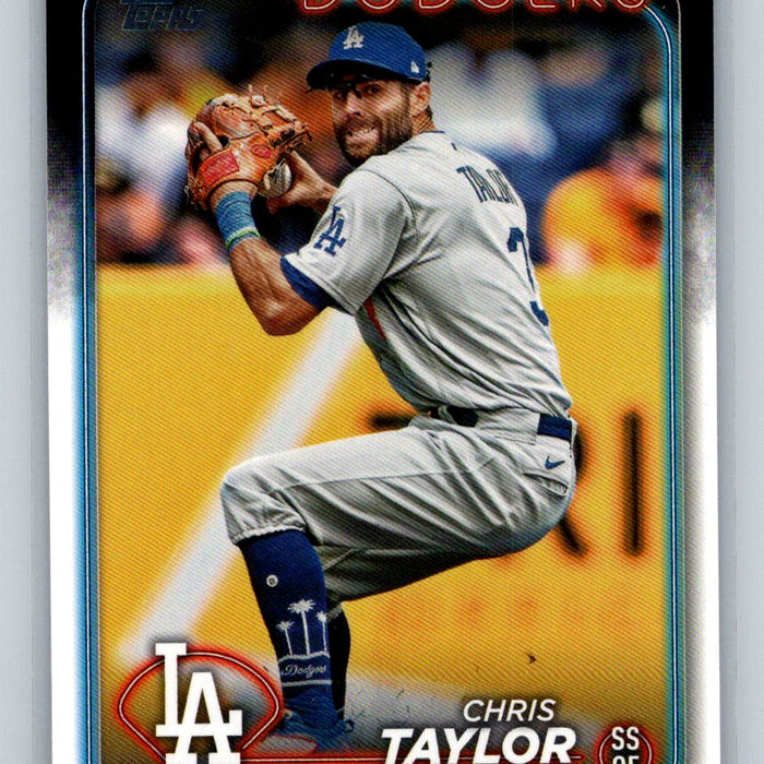 Chris Taylor 2024 Topps Series 1 #246 Los Angeles Dodgers