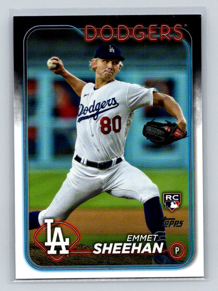 Emmet Sheehan RC 2024 Topps Series 1 #283 Los Angeles Dodgers