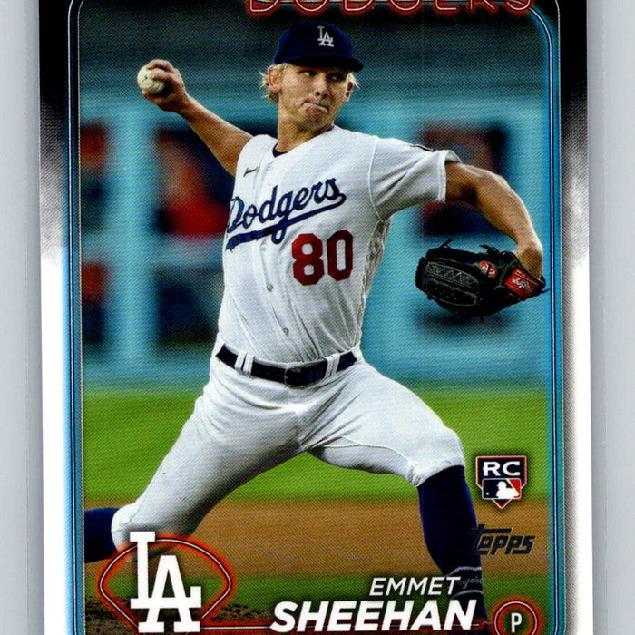 Emmet Sheehan RC 2024 Topps Series 1 #283 Los Angeles Dodgers