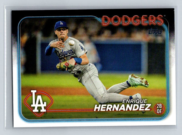 Enrique Hernandez 2024 Topps Series 2 #398 LA Dodgers