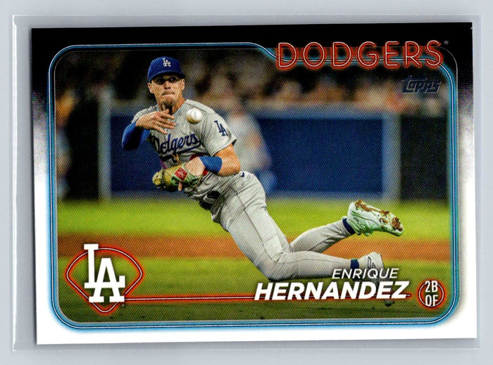 Enrique Hernandez 2024 Topps Series 2 #398 LA Dodgers