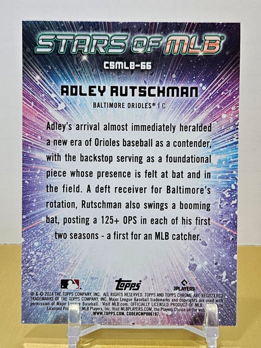 Adley Rutchman 2024 Topps Update Chrome #CSMLB-66 Stars of MLB Baltimore Orioles