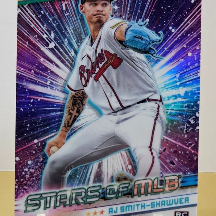 AJ Smith-Shawver RC 2024 Topps Update Chrome #CSMLB-75 Stars of MLB Atlanta Braves